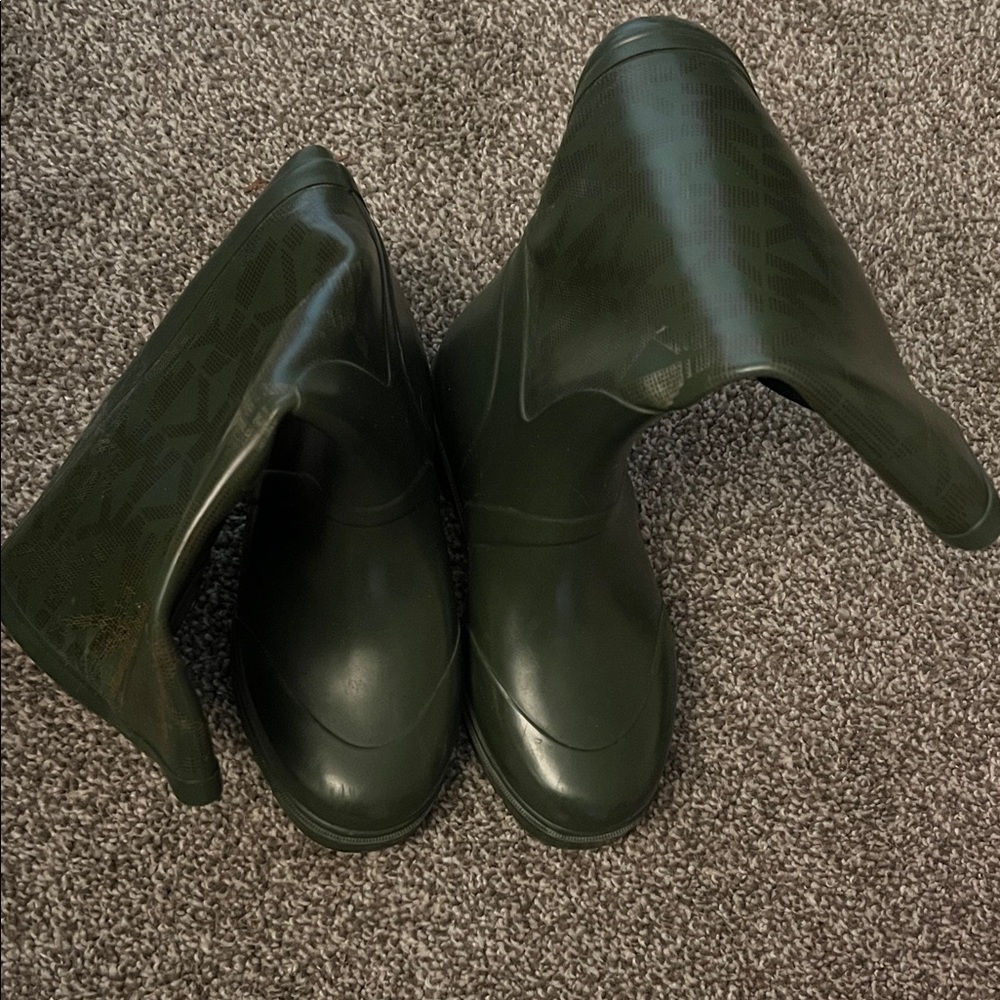 Michael Kors Dark Green Women's Rain Boots